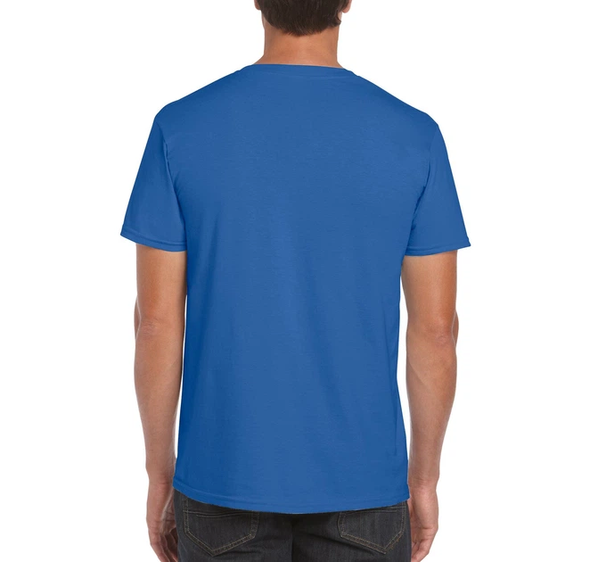 Футболка Gildan Softstyle 64000-7686C XXL Синя - зображення 2