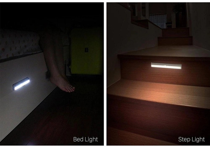 Светодиодный LED светильник с датчиком движения Motion Brite - Белый, освещение для мебели (1002847-White-0) - изображение 7
