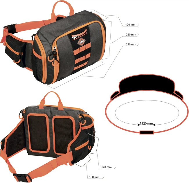 Сумка для риболовлі Trabucco Rapture SFT Pro Hip Pack L (048-62-040) - зображення 5