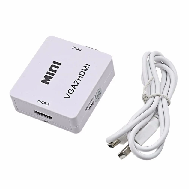 Конвертер переходник видеосигнала VGA to HDMI + аудио (5027) - Фото 6 Конвертер переходник видеосигнала VGA to HDMI + аудио (5027) - изображение 6