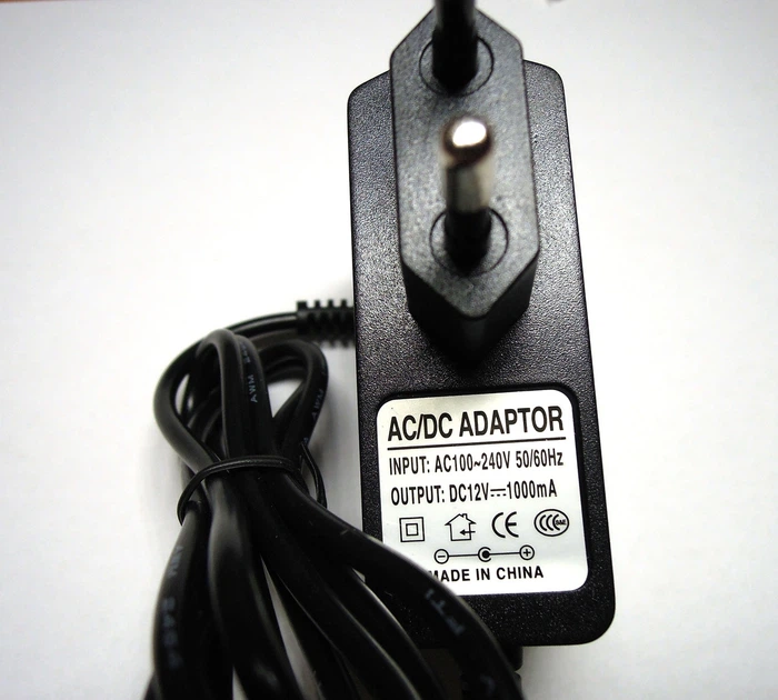 Блок питания NikoLED 220VAC 12VDC 1A розеточный (801) - изображение 2