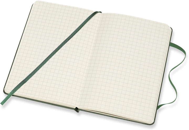 Записная книга Moleskine Classic 9 х 14 см 192 страницы в клетку Миртовый Зелёный (8058647629049) - Фото 4 Записная книга Moleskine Classic 9 х 14 см 192 страницы в клетку Миртовый Зелёный (8058647629049) - изображение 4