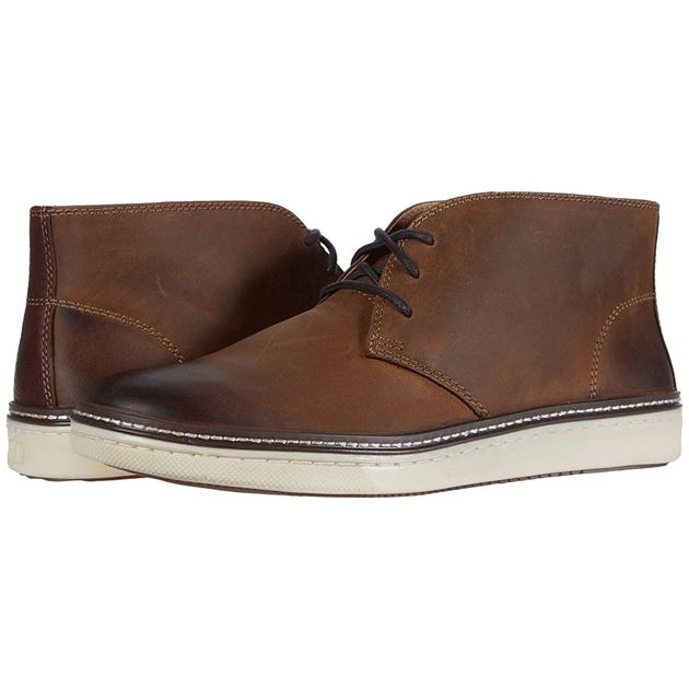 Johnston Murphy McGuffey Chukka Tan Oiled Full Grain