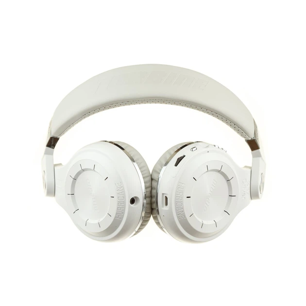 Бездротові Bluetooth навушники Bluedio T2 Plus з вбудованим радіо (Білий) - зображення 6