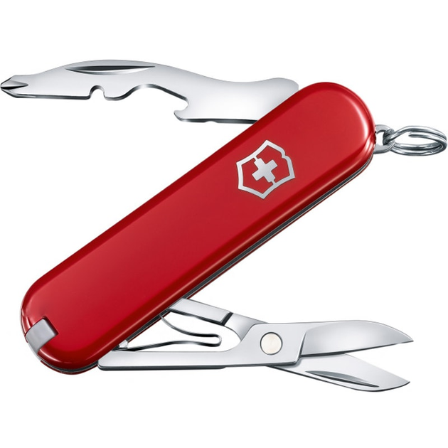 Ніж складаний, мультитул Victorinox Jetsetter (58мм, 7 функцій), червоний 0.6263 - изображение 1