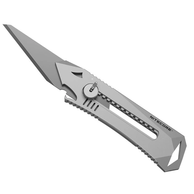 Нож титановый Nitecore NTK10 с выдвижным лезвием (115х29х7мм) - изображение 2