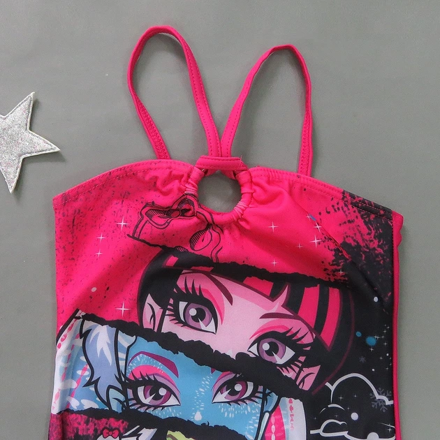 Купальник Monster High Hihippo для девочки 116 см Розовый 16638 - Фото 3 Купальник Monster High Hihippo для девочки 116 см Розовый 16638 - изображение 3