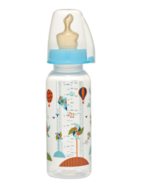 Пляшечка для годування Nip PP, 250 мл, блакитний (35007) - зображення 1