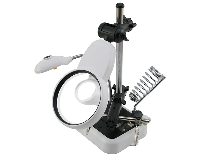 Настільна лупа Magnifier MG16129DC третя рука - зображення 2