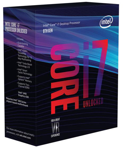 Процессор Intel Core i7-8700K 3.7GHz/8GT/s/12MB (BX80684I78700K) s1151 BOX - изображение 1