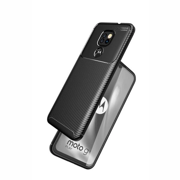Защитный чехол Deexe Fusion для Motorola Moto G9 Play / Moto E7 Plus - Black - изображение 2