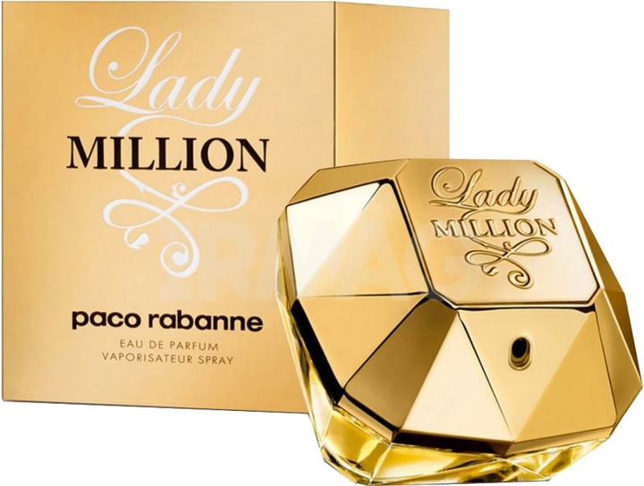 Акція на Мініатюра парфумована вода для жінок Paco Rabanne Lady Million 5 мл (3349668540440/3349668509492) від Rozetka