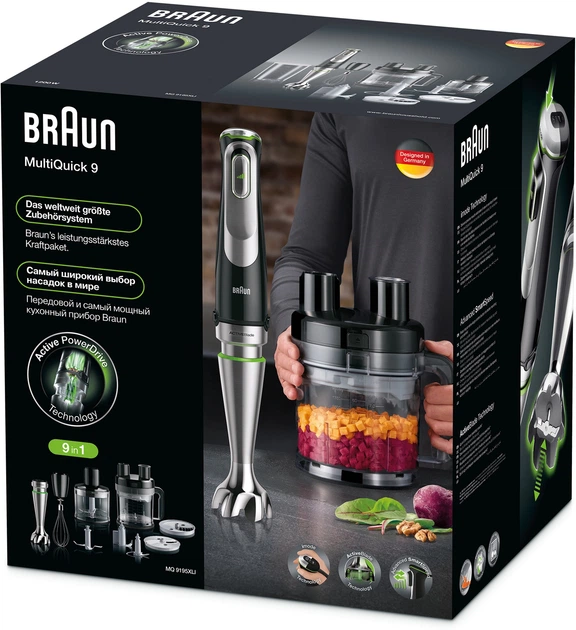 Блендер Braun Multiquick 9 MQ9195XLI - зображення 13
