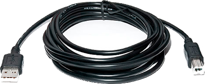 Кабель Real-El USB 2.0 Pro AM-BM 2 м Black (EL123500026) - изображение 1