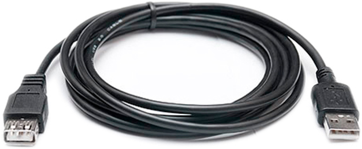 Кабель Real-El USB 2.0 Pro AM-AF 2 м Black (EL123500028) - изображение 1