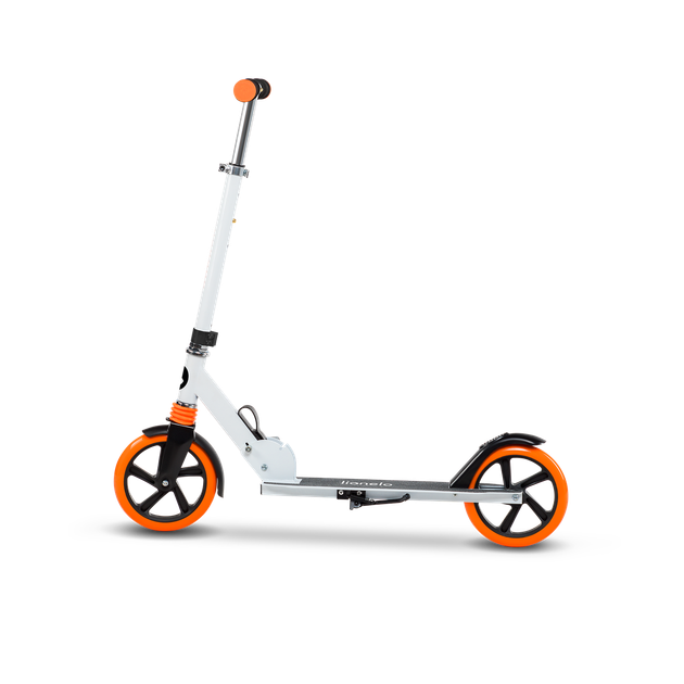 Детский самокат Lionelo Luca WHITE ORANGE - Фото 4 Детский самокат Lionelo Luca WHITE ORANGE - изображение 4