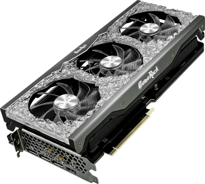Видеокарта Palit PCI-Ex GeForce RTX 3080 GameRock LHR 10GB GDDR6X