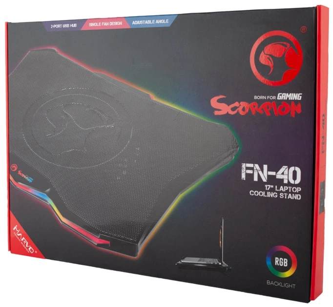 Podstawka do laptopa Marvo FN-40 RGB-LED (FN-40) - obraz 7