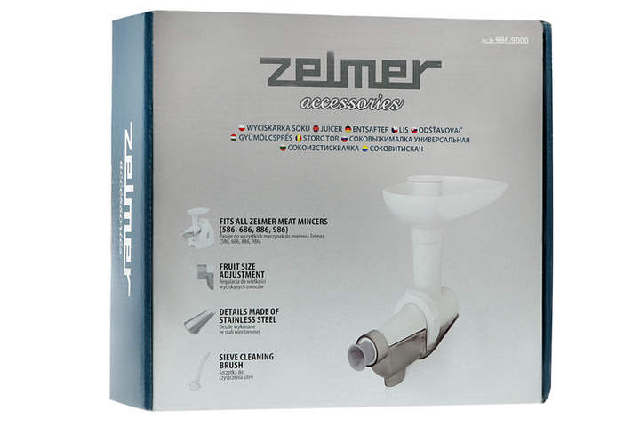 Насадка соковыжималка для мясорубки Zelmer ZMMA082WUA (986.9000) – фото ...