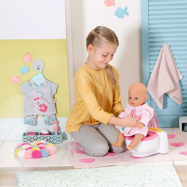 Miska WC interaktywna dla lalki Baby Born z dźwiękiem 828373-116720 (828373) - obraz 9