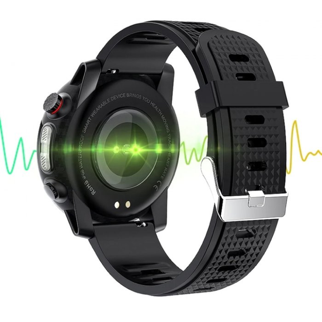 Смарт-часы UWatch Smart Space Turbo Black с защитой IP68 + Bluetooth 4. ...