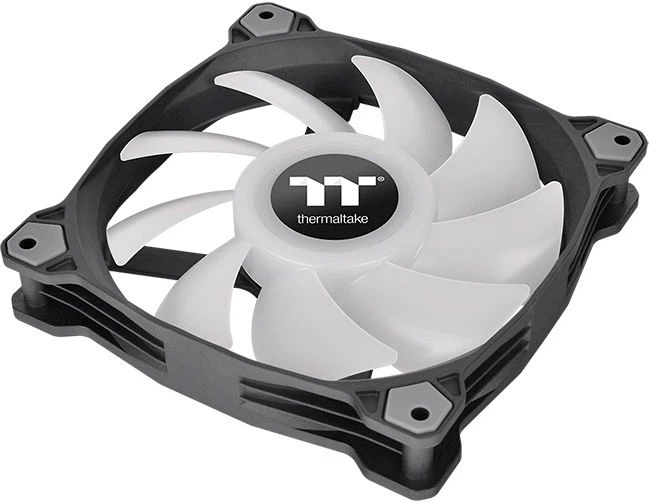 Wentylator chłodnicy Thermaltake Pure Duo 12 ARGB Sync Radiator Fan (2-Fan Pack)-Black (CL-F115-PL12SW-A) - obraz 4