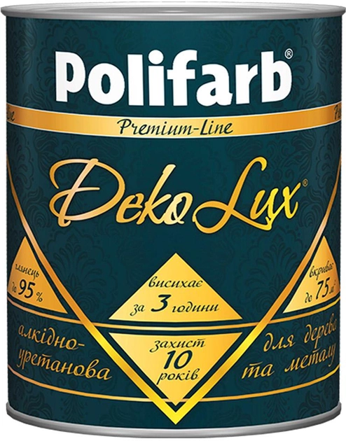 Эмаль Polifarb DekoLux 2.2 кг Желтая (PB-111716) - изображение 1