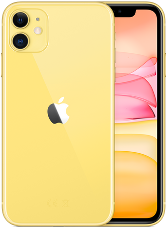 Мобильный телефон Apple iPhone 11 64GB Yellow Slim Box (MHDE3) Официальная гарантия - изображение 2