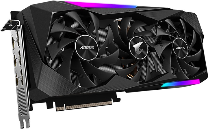 Відеокарта Gigabyte PCI-Ex GeForce RTX 3070 Aorus Master 8GB GDDR6 (256bit) (1725/14000) (3 х HDMI, 3 x DisplayPort) (GV-N3070AORUS M-8GD rev 1.0/1.1) - зображення 2