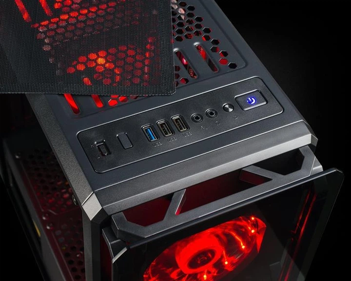 Персональний комп'ютер Expert PC Ultimate (I8400.16.H2S2.2060.C186); Intel Core i5-8400 (2.8 - 4.0 ГГц) / RAM 16 ГБ / HDD 2 ТБ + 240 ГБ SSD / NVIDIA GeForce RTX 2060 6 ГБ / без ОП / LAN / Ubuntu / чорний - зображення 8