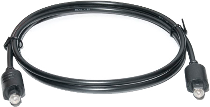 Кабель Real-El Optical Toslink M-M 1 м Black (EL123500036) - изображение 1