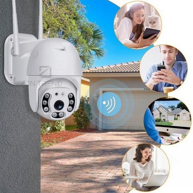 Камера видеонаблюдения CAMERA WIFI IP 360 Белая Наружного наблюдения ...
