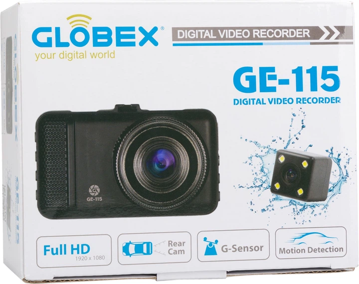 Відеореєстратор Globex GE-115 - Фото 11 Відеореєстратор Globex GE-115 - зображення 11