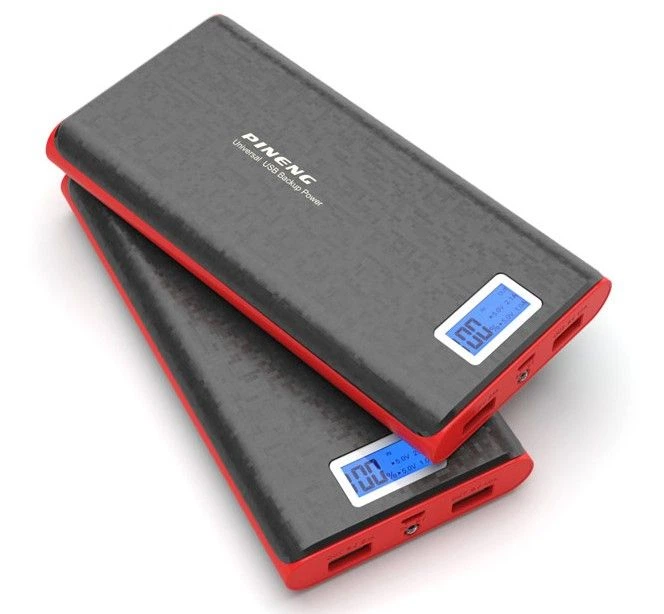 УМБ портативний зарядний Pineng PN-920 Power Bank 40000 mah з Lcd дисплеєм Чорна (920 Black) - зображення 2