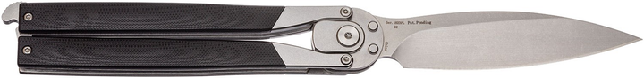 Нож Artisan Cutlery Kinetic Balisong, D2, G10 Curved Black (27980210) - изображение 2