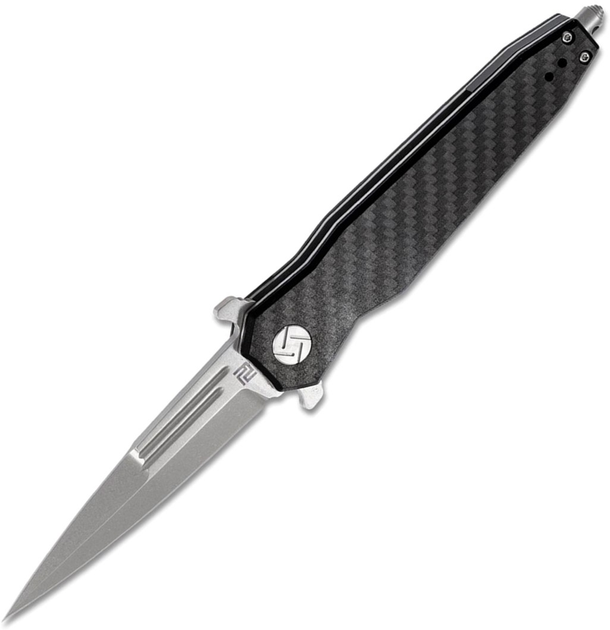Нож Artisan Cutlery Hornet SW, D2, CF Black (27980187) - изображение 1