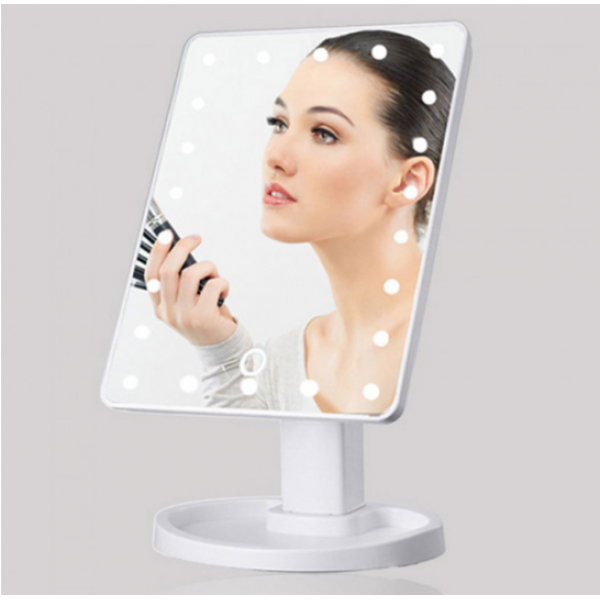 Настільне дзеркало для макіяжу Magic Led Mirror Біле - зображення 2