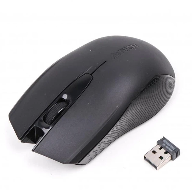 Миша бездротова A4Tech G3-760N Grey USB V-Track - зображення 7