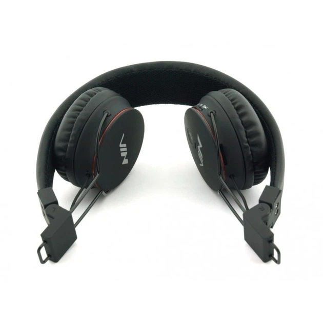 Бездротові Bluetooth Навушники з MP3 плеєром NIA-X2 Радіо блютуз Чорний - зображення 5