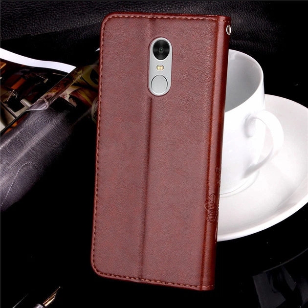 Чехол Clover для Xiaomi Redmi Note 4X / Note 4 Global книжка коричневый женский - Фото 3 Чехол Clover для Xiaomi Redmi Note 4X / Note 4 Global книжка коричневый женский - изображение 3