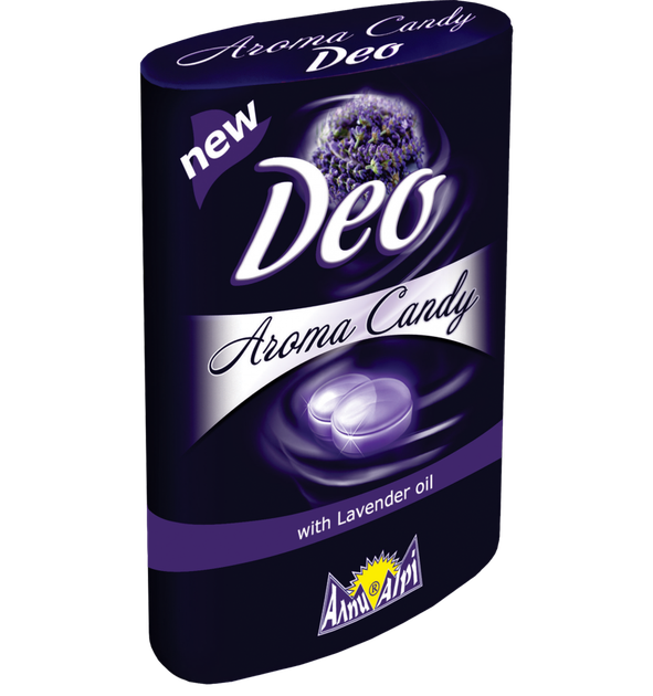 Льодяники Лаванда Deo Aroma Candy упаковка 48 г (3800046404476) - Фото 1 Льодяники Лаванда Deo Aroma Candy упаковка 48 г (3800046404476) - зображення 1