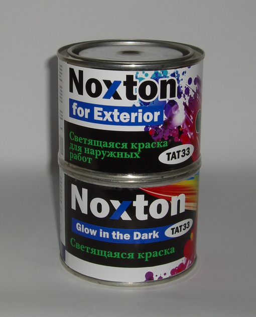 Краска светящаяся в темноте NOXTON FOR EXTERIOR для наружных работ ...
