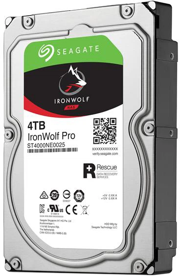 Dysk twardy Seagate IronWolf Pro 4 TB 7200 obr./min 128 MB ST4000NE001 3,5" SATA III - obraz 2