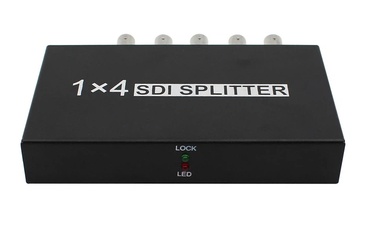 Разветвитель сплиттер SDI 1 х 4 аудио видео сигнала splitter SDI BNC 1 на 4 выходные порты для видеонаблюдения телевидения SDI 1х4 ( AYS-S14 ) - изображение 2