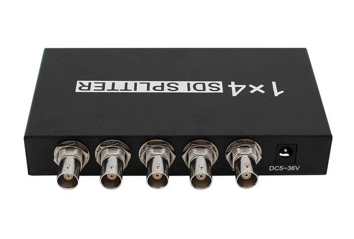 Разветвитель сплиттер SDI 1 х 4 аудио видео сигнала splitter SDI BNC 1 на 4 выходные порты для видеонаблюдения телевидения SDI 1х4 ( AYS-S14 ) - изображение 3