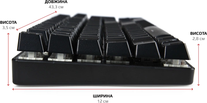 Клавиатура проводная Motospeed CK104 USB Outemu Blue, RGB ENG, UKR, RUS Silver (mtck104cmb) - Фото 9 Клавиатура проводная Motospeed CK104 USB Outemu Blue, RGB ENG, UKR, RUS Silver (mtck104cmb) - изображение 9