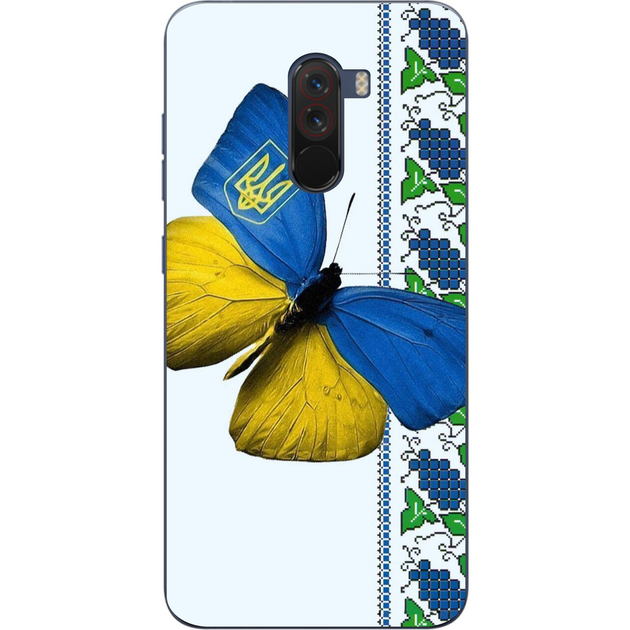 Оригинальный силиконовый бампер чехол Casemarket для Xiaomi Pocophone ...