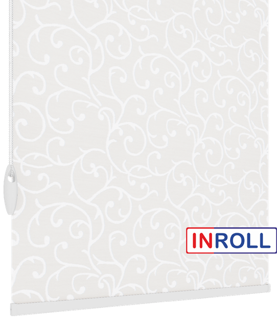 Ролета тканинна INROLL Есо-Mini 100х165 см Akant Білий 2018 - зображення 4