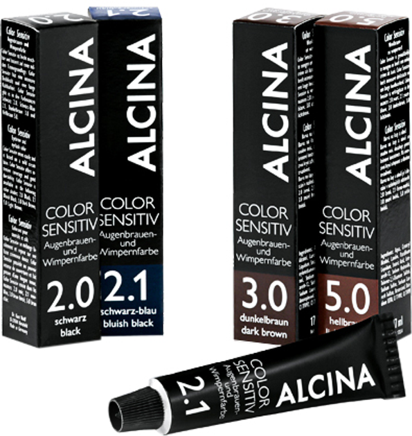 Краска для бровей и ресниц Alcina Color Sensitiv 3.0 темно-коричневый ...