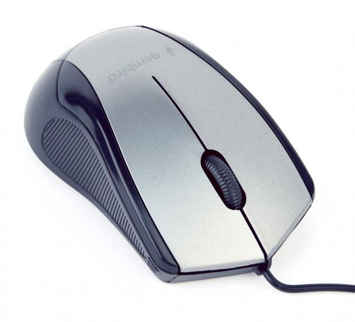 Мышь Gembird MUS-3B-02-BG Black/Grey USB - изображение 1
